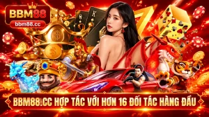 BM88 hợp tác với hơn 16 đối tác hàng đầu
